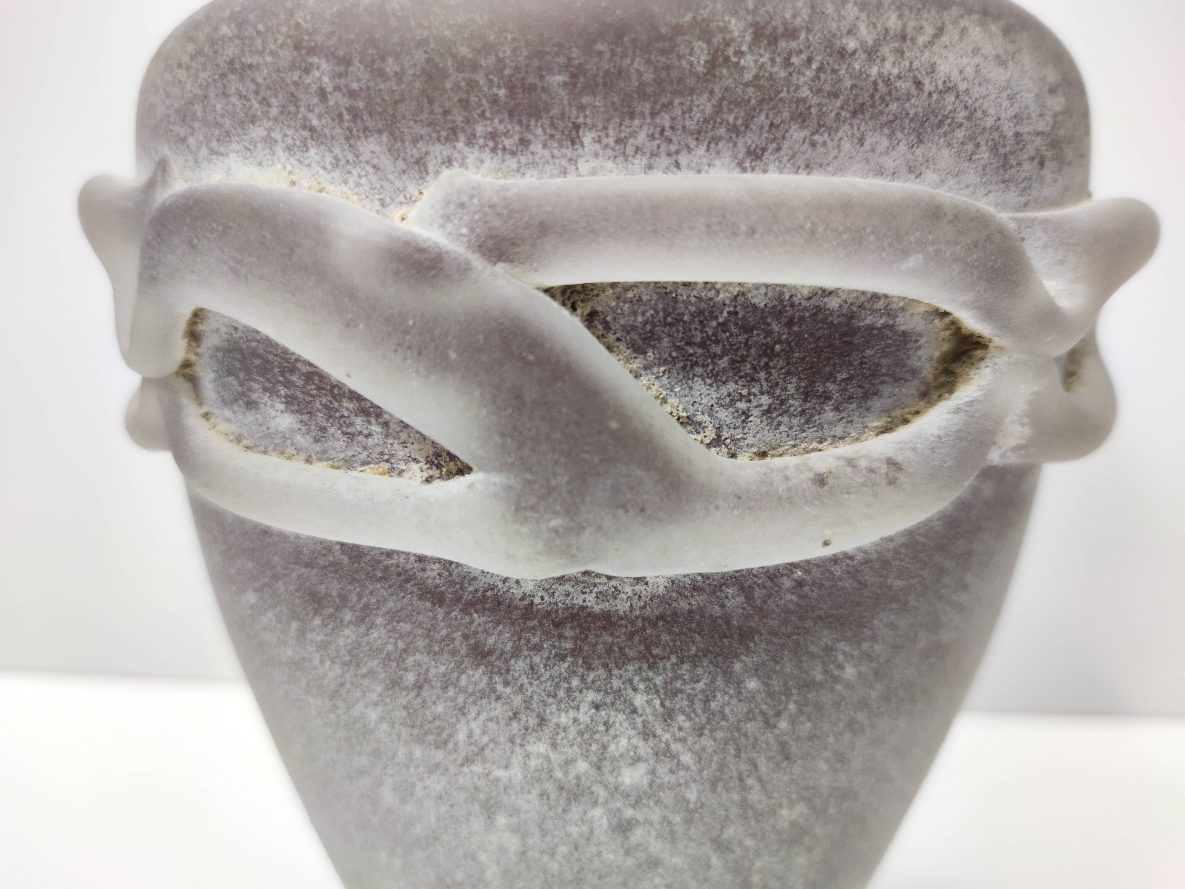 Scavo glass vase Italy