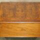 1940s vintage walnut commode with butler's serving tray.