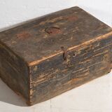 Antique cobalt blue ammunition trunk (c.1900) #64
