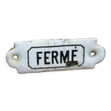 Firm enamelled plate