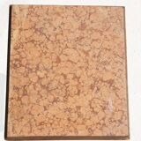 Natural wood bedside table