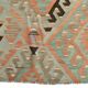 5x8 Blue & Brown Turkish Vintage Kilim Rug, 153x235Cm SK 35166