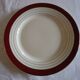 Digoin sarreguemines opaque porcelain dinner plates, pasteur pattern
