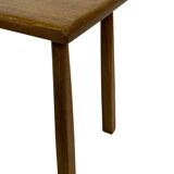 Vintage Set of 3 brutalist oak side or nesting tables 1970s
