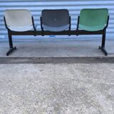 3-seater bench by Giancarlo Piretti for Anonima Castelli 1970