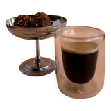 Set of 6 vintage Jean Couzon cups – 70s – 18/10 stainless steel