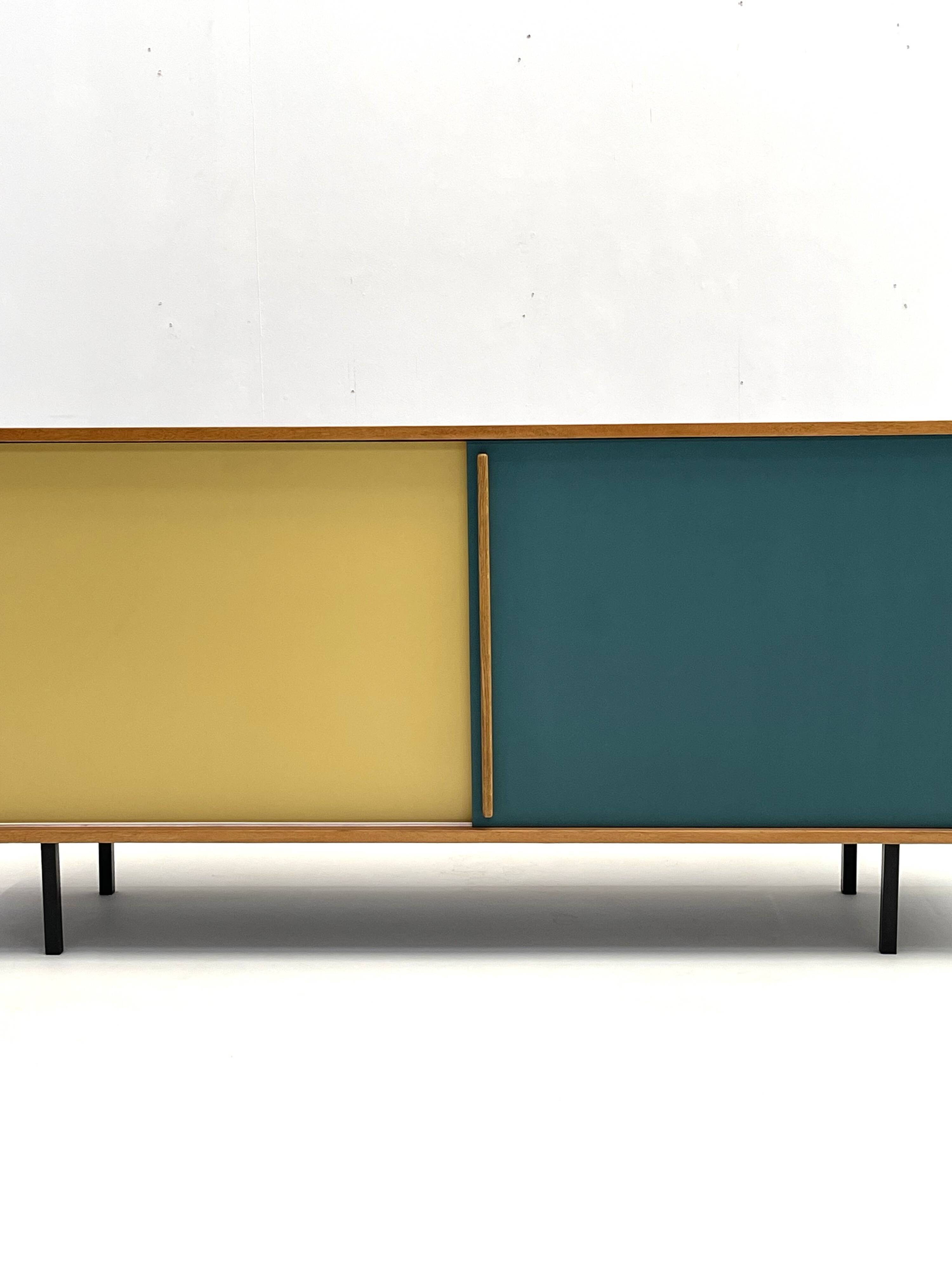 Belgium oak customized sideboard from 1960's