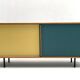 Belgium oak customized sideboard from 1960's