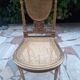 Napoleon III chair in gilded wood, Louis XVI style