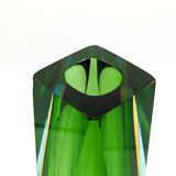 Vintage Sommerso Vase (large model) in Murano glass by Flavio Poli, Italy 1970