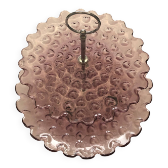 Two-tier glass platter