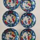 6 cups decoration cherries Japan vintage