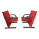 Authentic ARFLEX Italy T-Line lounge chair pair