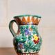 Vase jug with handle – floral decoration, signed Cerart Monaco ⎥1960s