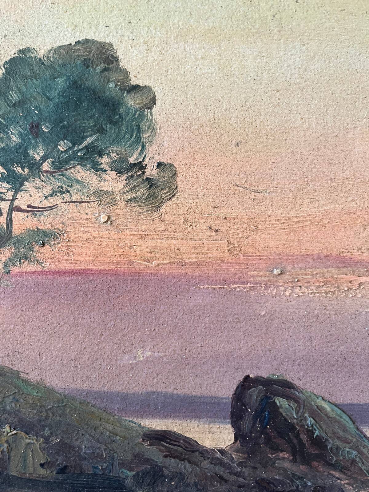 Emile gauffriaud (1877-1957) painting hsp seaside with sailing boats