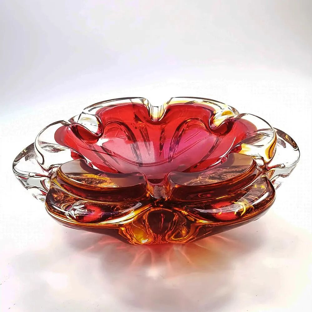 1960s Big Ashtray in Murano Glass.