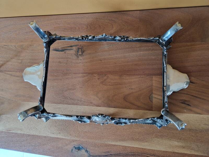 Christofle - Centrepiece or planter - In silvered bronze