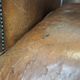 Set of two rugged sheep let of two rugged sheep leather club armchairs with a nice distressed look