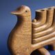 Wooden candlestick - Paloma candelabrum