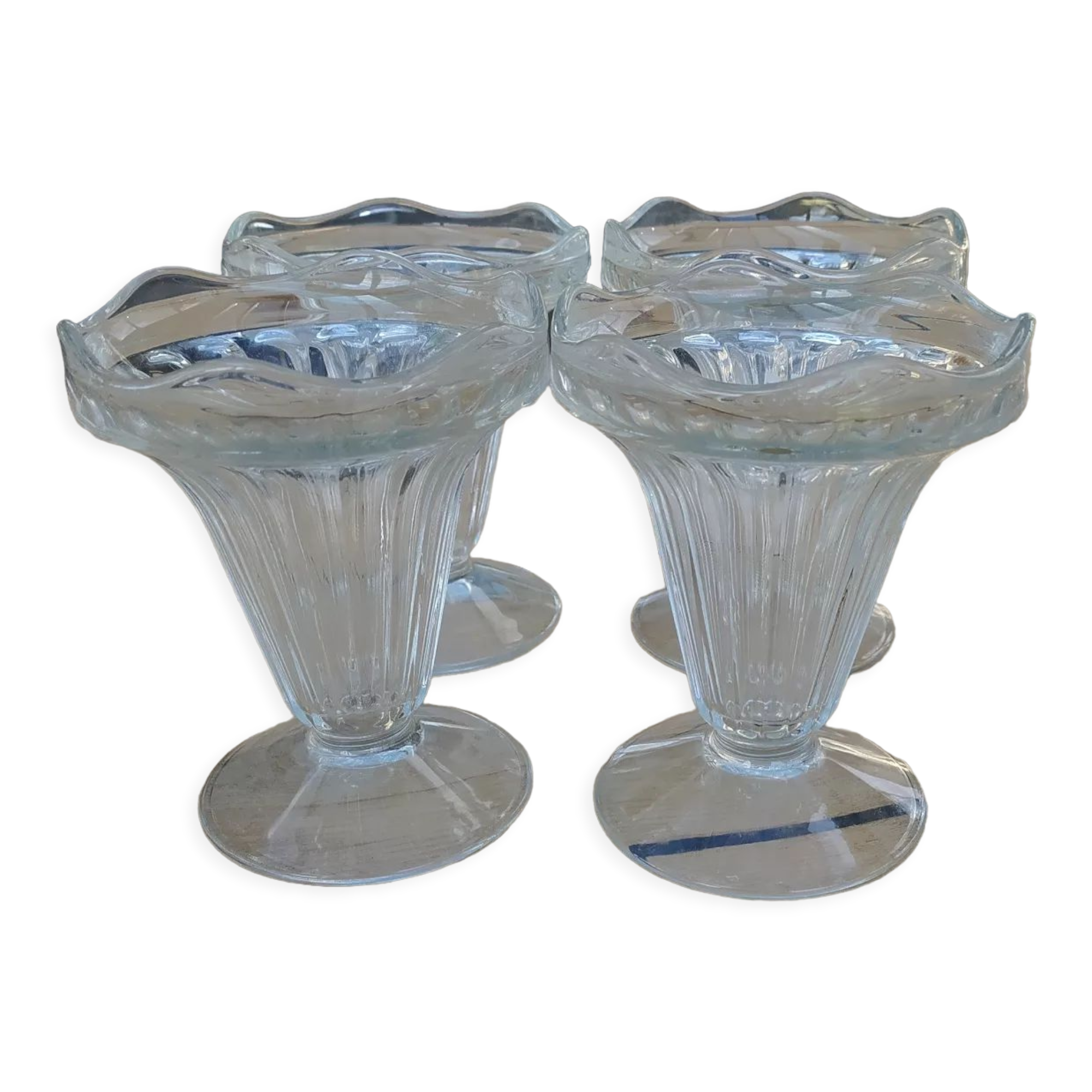 Vintage ice cream cups