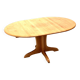 Table à manger vintage à rallonge réalisée dans les années 1970