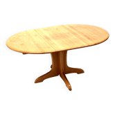 Vintage extendable dining table made in the 1970s