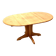 Table à manger vintage à rallonge réalisée dans les années 1970