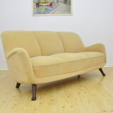 Canapé vintage en velours par Berga Mobler Suède 1940s