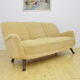Vintage velvet sofa by Berga Mobler, Sweden 1940s