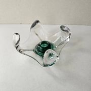 Glass candlestick in the style of Murano - 1960s