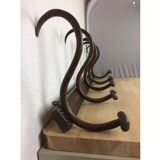 Wall coat rack bentwood bistro, 5 hooks