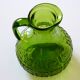 Great 70's Green vintage glass carafe