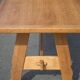 Antique wooden farmhouse table, wooden table, dining room table, brutalist, chalet, country,