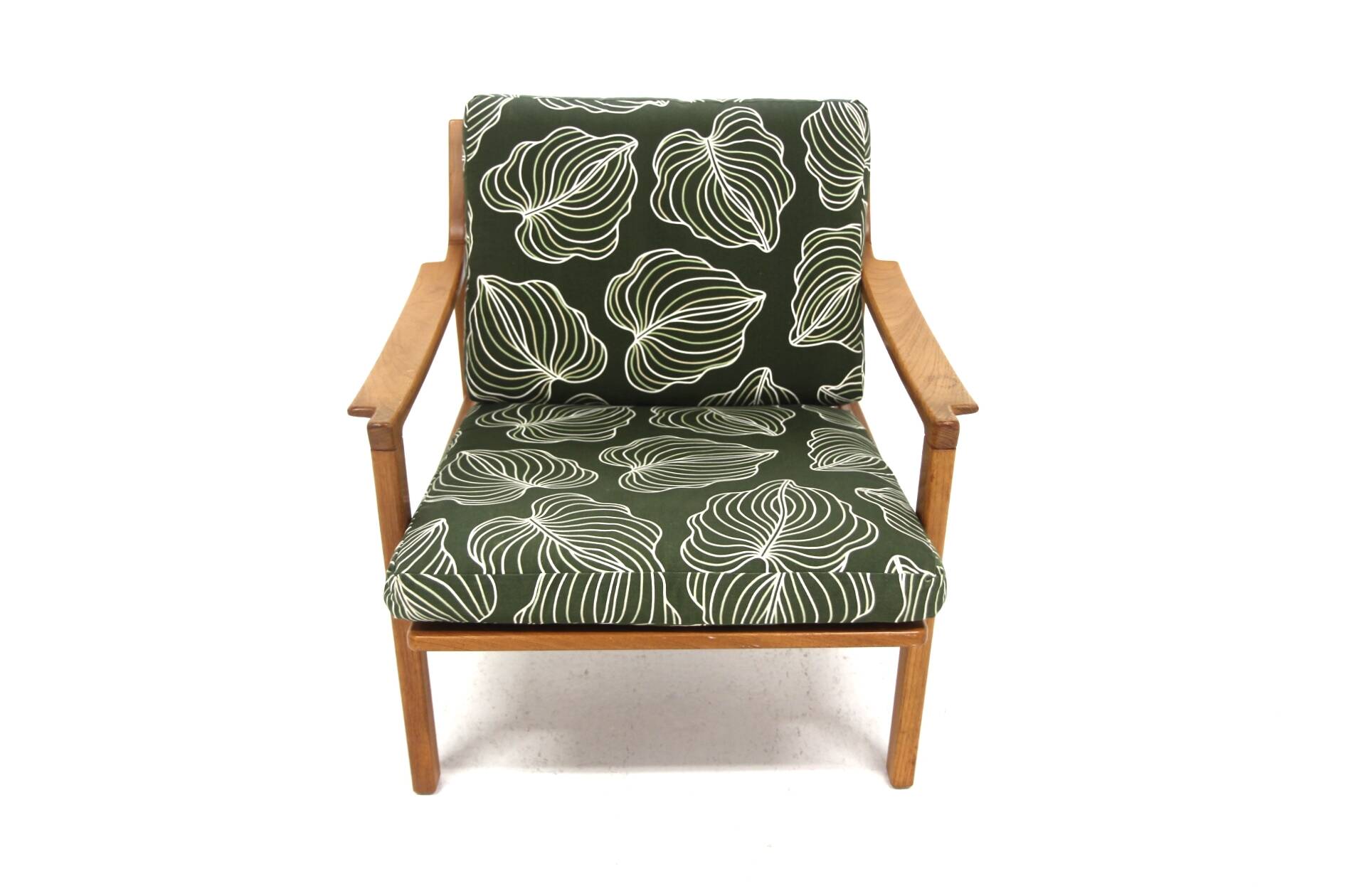 Fauteuil scandinave en teck "Tibro", Erik Wortz, Möbel-IKEA, Suède, 1940