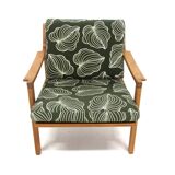 Scandinavian teak armchair "Tibro", Erik Wortz, Möbel-IKEA, Sweden, 1940