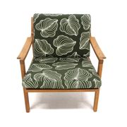 Scandinavian teak armchair "Tibro", Erik Wortz, Möbel-IKEA, Sweden, 1940