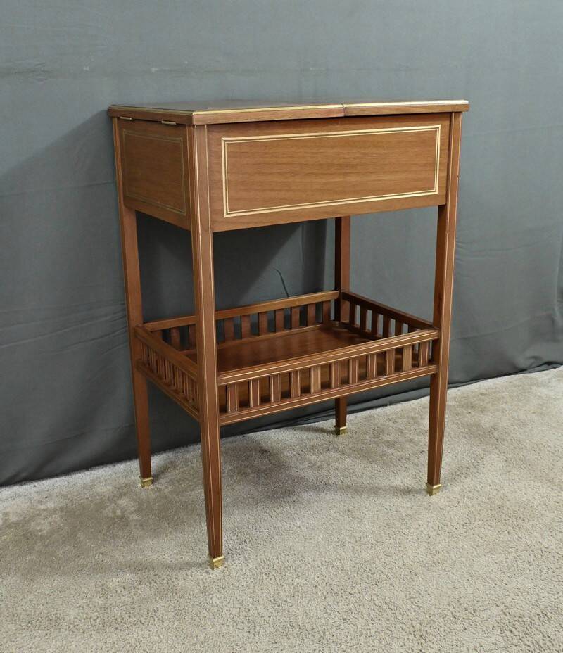 Small Mahogany Coffee Table, Maison Pagny, Directoire style – Early 20th century