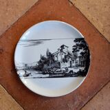 6 white plates decorations engravings Piranese