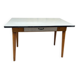 Vintage wood and formica table