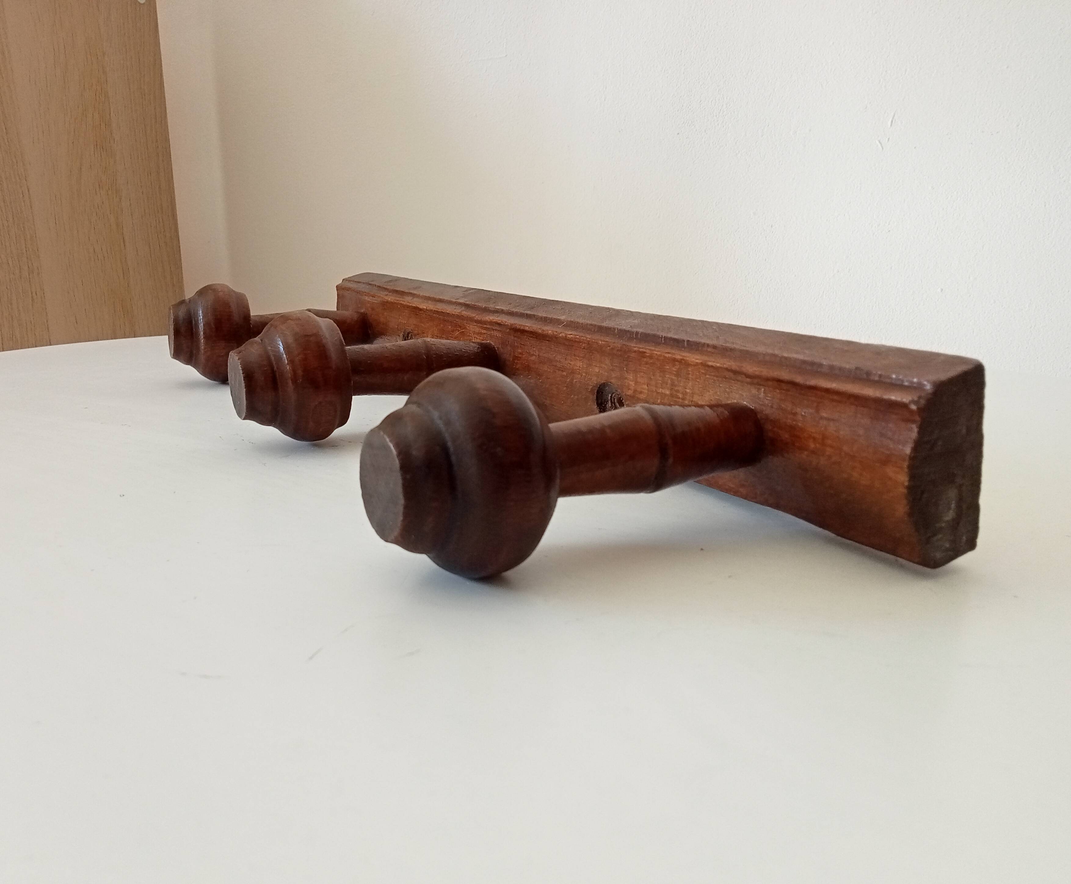 Rustic vintage coat rack