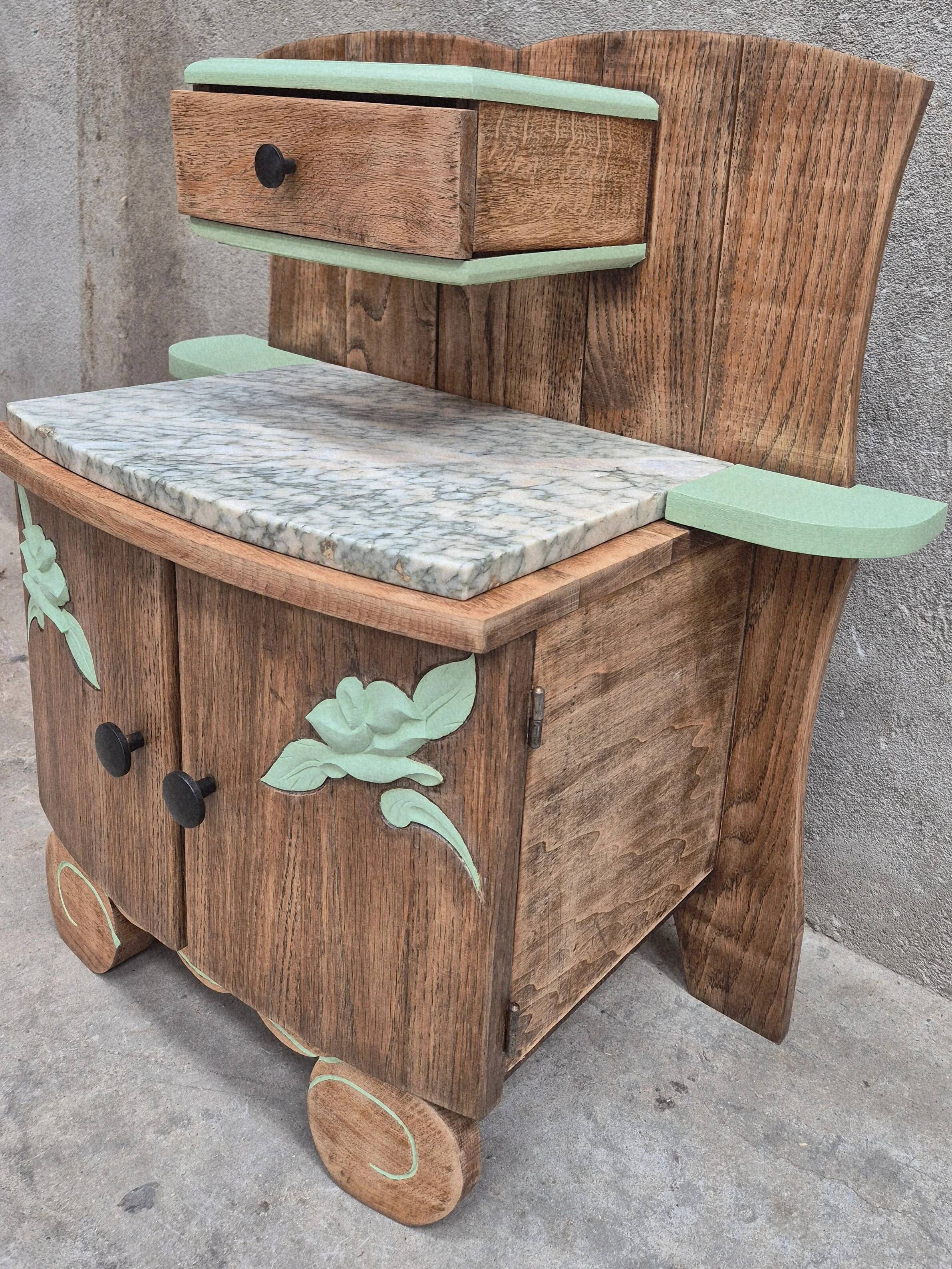 Art Deco bedside table