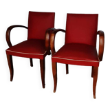 Paire de fauteuils bridge