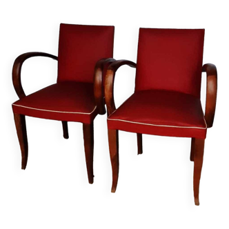 Pair of bridge armchairs