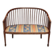 Art Deco Bench in 20th Century Beech