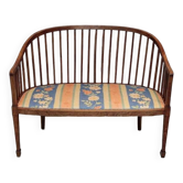 Art Deco Bench in 20th Century Beech