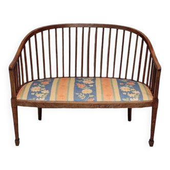 Art Deco Bench in 20th Century Beech