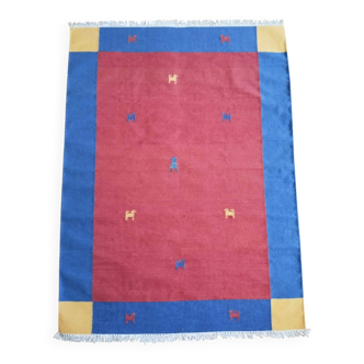 Handmade Indo Gabbeh rug 233x171cm