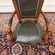 Large classic English green Chesterfield office chair
