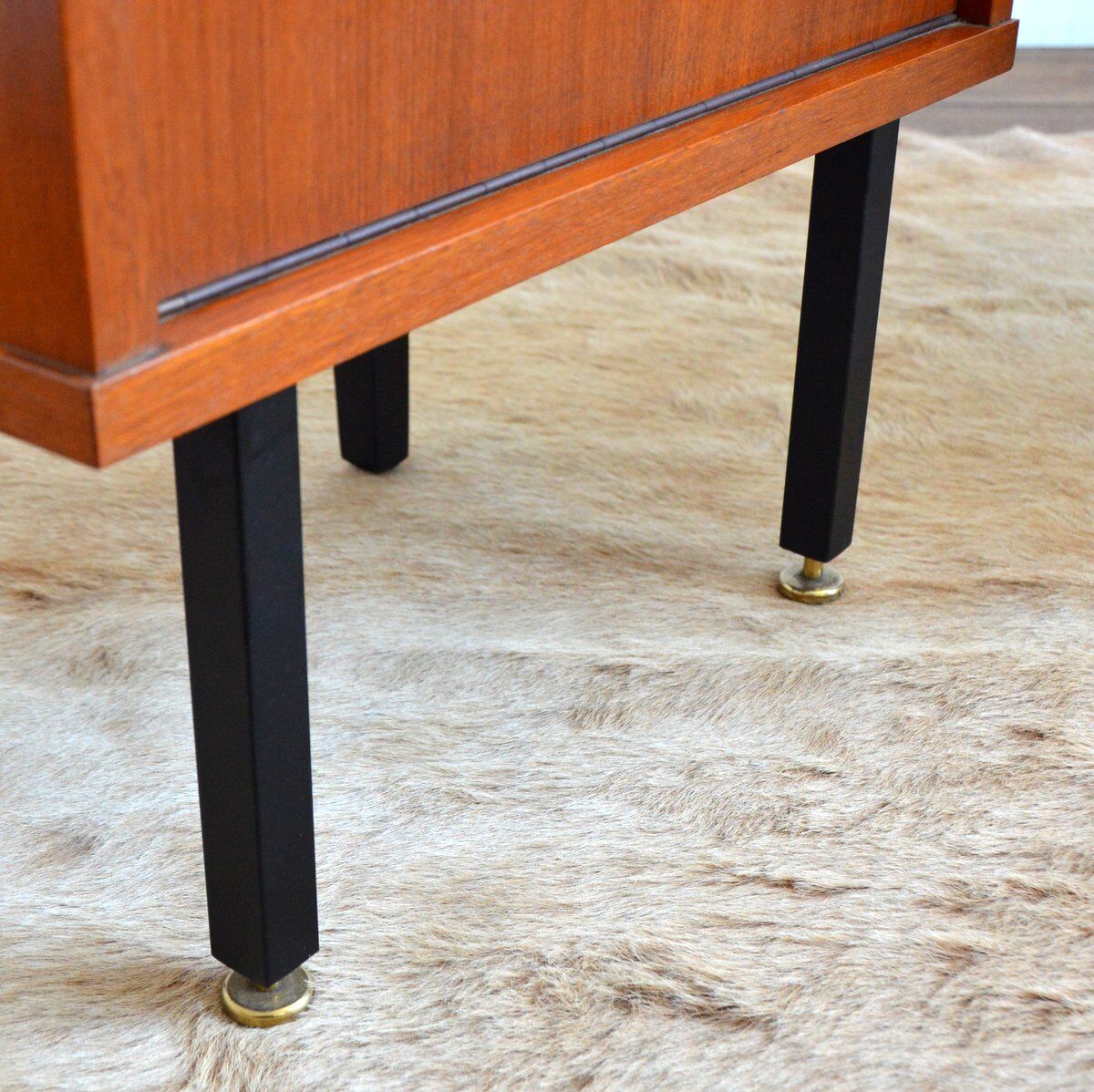 Pair of Scandinavian teak bedside tables 1960s