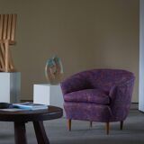 Gio Ponti, Casa E Giardino, a pair of lounge chairs, reupholstered, 1940s